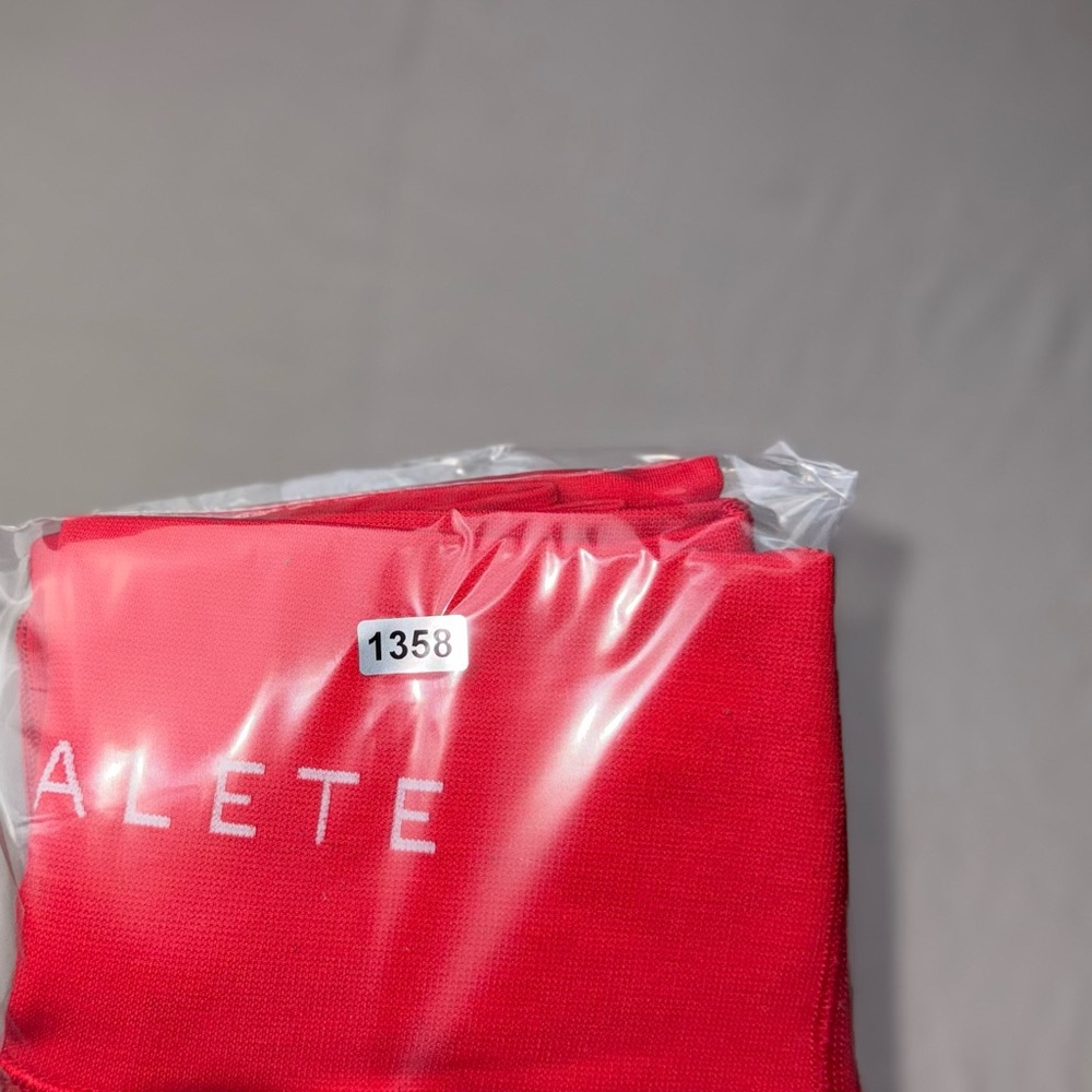 Alphalete Red Full Length Performance Leggings Si… - image 6